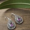 Antares Earrings Dark Amethyst