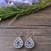 Antares Earrings Crystal Blue